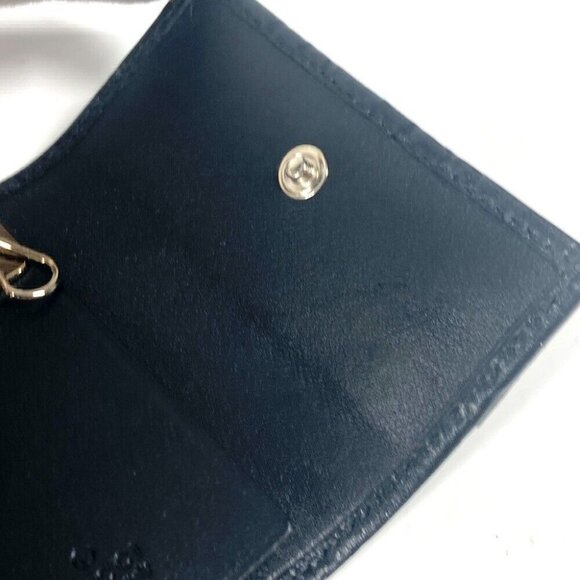 GUCCI 181680 Guccissima GG 6-key set 6 key case Key Case Sima leather Black - Picture 10 of 14